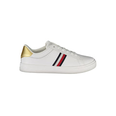 Zapatillas Tommy Hilfiger de piel blanca para mujer