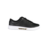 Zapatillas Tommy Hilfiger de piel negra para mujer