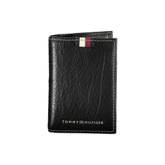 Tarjetero Tommy Hilfiger de piel negra para hombre