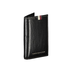 Tarjetero Tommy Hilfiger de piel negra para hombre