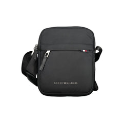Bolso de hombro de poliéster negro de Tommy Hilfiger