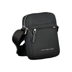 Bolso de hombro de poliéster negro de Tommy Hilfiger