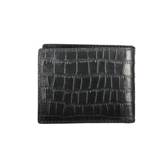 Cartera de cuero negra Tommy Hilfiger
