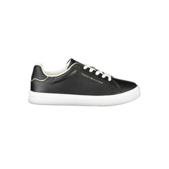 Zapatillas Tommy Hilfiger de piel negra para mujer
