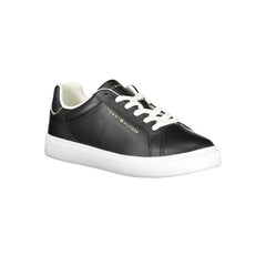 Zapatillas Tommy Hilfiger de piel negra para mujer