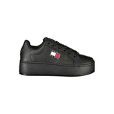 Zapatillas Tommy Hilfiger negras de polietileno para mujer
