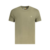 Camiseta de algodón verde Timberland para hombre
