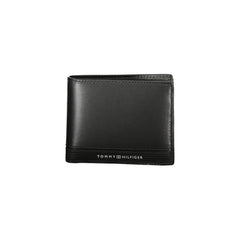 Cartera de cuero negra para hombre de Tommy Hilfiger
