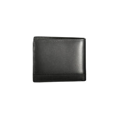 Cartera de cuero negra para hombre de Tommy Hilfiger
