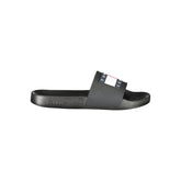 Sandalia Tommy Hilfiger de polietileno negra para mujer