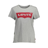 Camiseta Levi's de algodón marrón para mujer