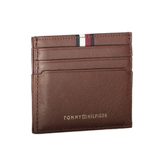 Cartera de cuero marrón para hombre de Tommy Hilfiger