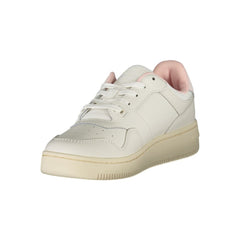 Zapatillas Tommy Hilfiger de piel blanca para mujer