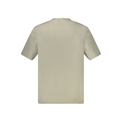 Camiseta de algodón beige de Hugo Boss