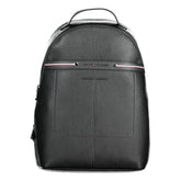 Mochila Tommy Hilfiger de polietileno negra para hombre