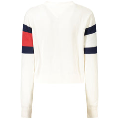 Suéter blanco de algodón para mujer de Tommy Hilfiger