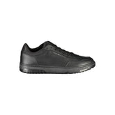 Zapatillas Tommy Hilfiger de cuero negro para hombre