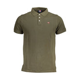 Polo de algodón verde para hombre de Noruega 1963