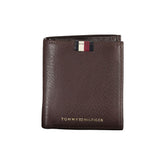 Cartera de cuero marrón de Tommy Hilfiger
