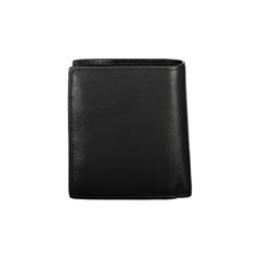 Cartera de cuero negra para hombre de Tommy Hilfiger