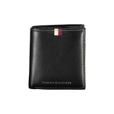 Cartera de cuero negra para hombre de Tommy Hilfiger