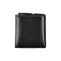 Cartera de cuero negra para hombre de Tommy Hilfiger