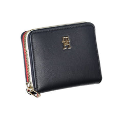 Cartera multiusos elegante azul con cremallera de Tommy Hilfiger