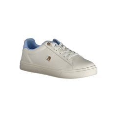 Zapatillas Tommy Hilfiger de piel azul claro para mujer