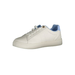 Zapatillas Tommy Hilfiger de piel azul claro para mujer