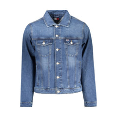 Chaqueta de algodón azul Tommy Hilfiger para hombre