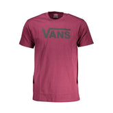 Camiseta de algodón morada para hombre de Vans