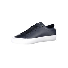 Zapatillas Tommy Hilfiger de cuero azul para hombre