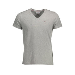 Camiseta de algodón marrón Tommy Hilfiger para hombre