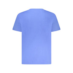 Camiseta azul de algodón Tommy Hilfiger para hombre