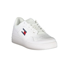 Zapatillas Tommy Hilfiger de cuero blanco para hombre