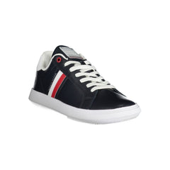 Zapatillas Tommy Hilfiger Sleek Blue con cordones y detalles en contraste
