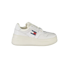 Zapatillas Tommy Hilfiger de piel blanca para mujer