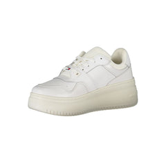 Zapatillas Tommy Hilfiger de piel blanca para mujer
