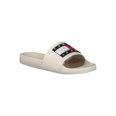 Sandalia Tommy Hilfiger de polietileno blanca para mujer