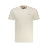 Camiseta de algodón beige para hombre de Tommy Hilfiger