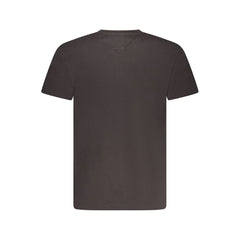 Camiseta negra de algodón Tommy Hilfiger para hombre