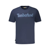 Camiseta de algodón azul Timberland