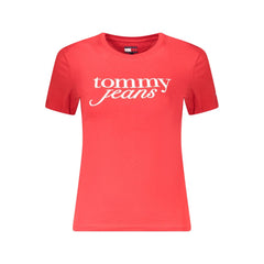 Camisetas y tops de algodón rojos de Tommy Hilfiger