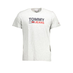 Camiseta de algodón marrón Tommy Hilfiger para hombre