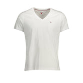 Camiseta blanca de algodón Tommy Hilfiger para hombre
