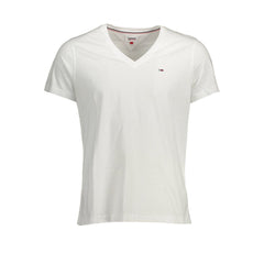 Camiseta blanca de algodón Tommy Hilfiger para hombre