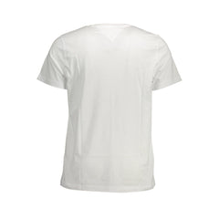 Camiseta blanca de algodón Tommy Hilfiger para hombre