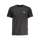 Camiseta de algodón negra Vans para hombre