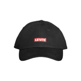Gorra de algodón negra para hombre de Levi's