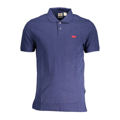 Polo de algodón azul Levi's para hombre